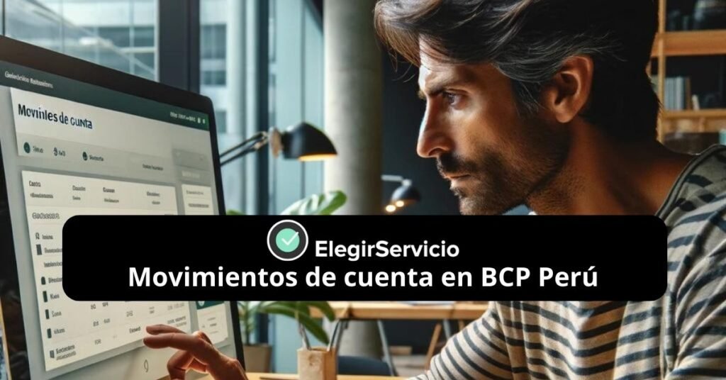 Movimientos de cuenta en BCP Perú